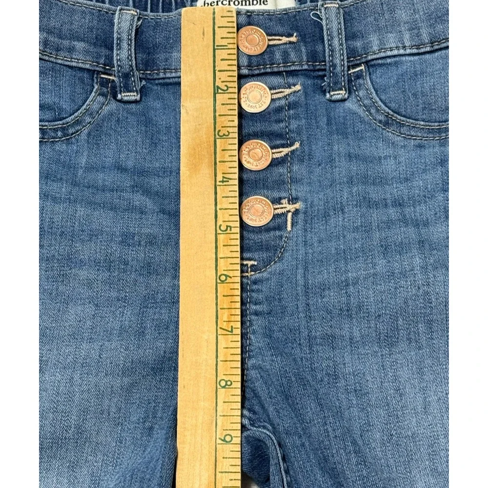 Abercrombie Kids High Rise Jean Legging False Button Fly Pants Girls Size‎ 11/12